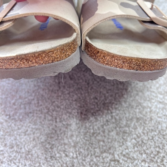 Birkenstock Milano Desert Soil Gray Taupe Camo Birko-Flor Sandals 39 8-8.5 - Picture 3 of 5